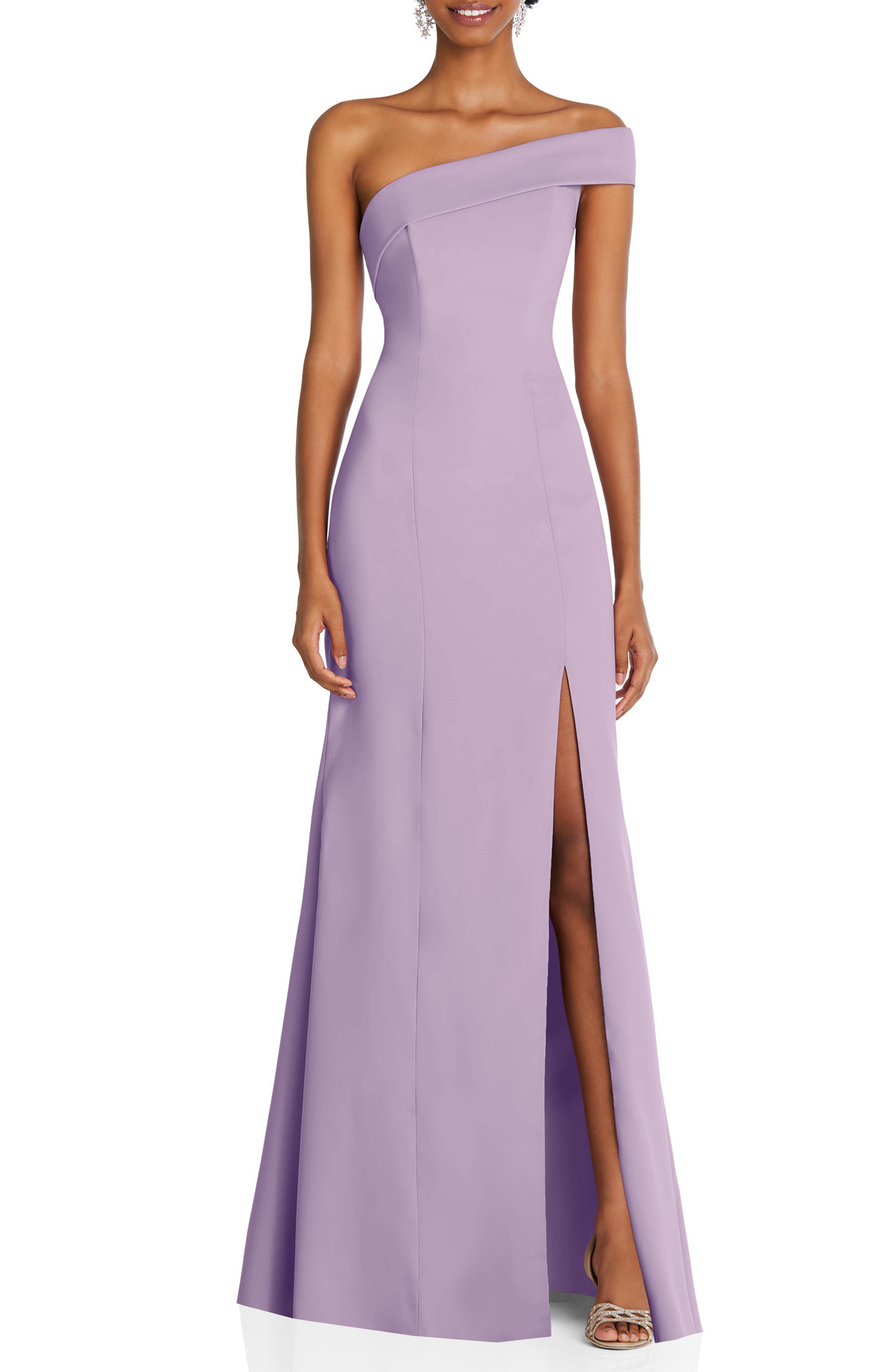 long formal purple dress